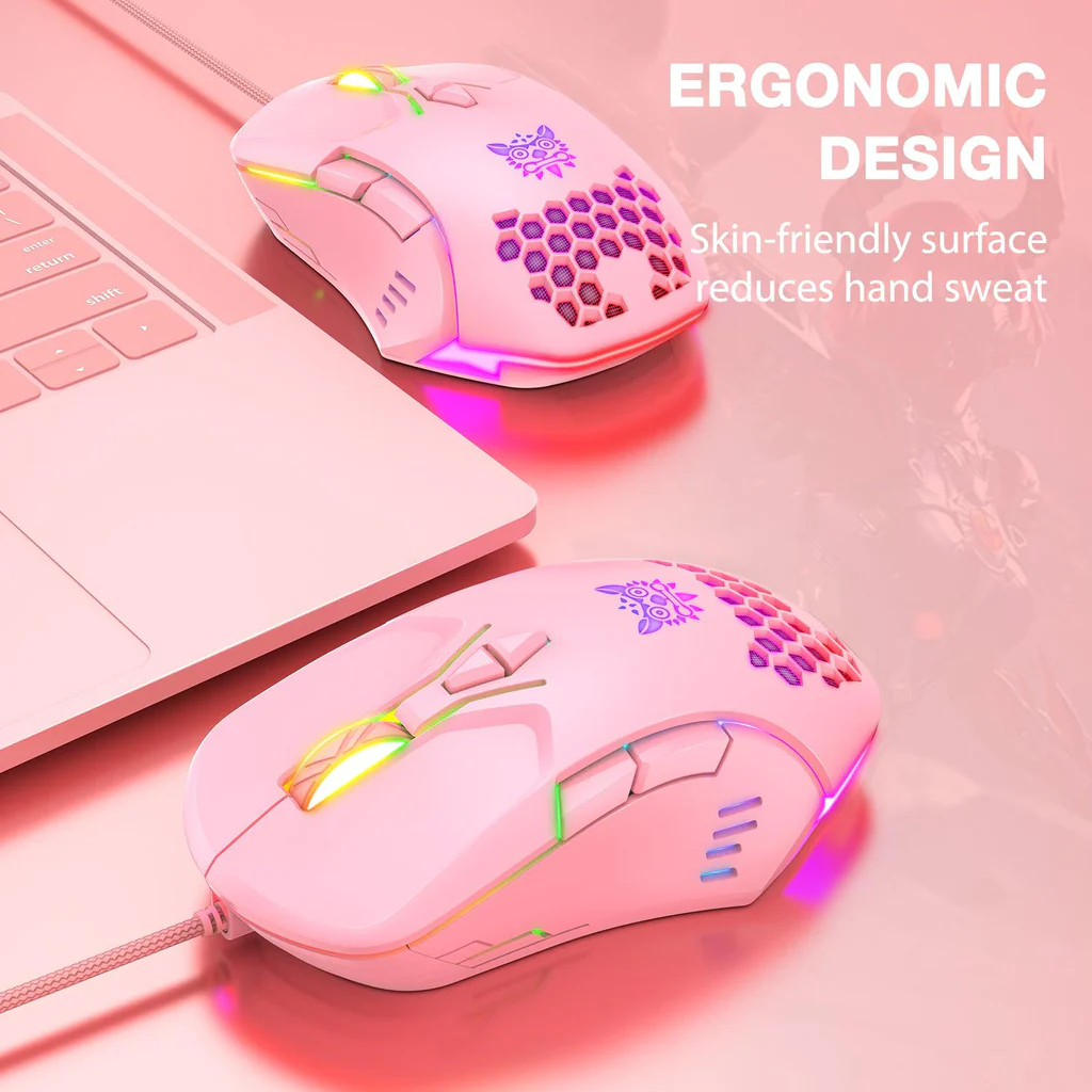 ONIKUMA CW902 Wired Gaming Mouse With Colorful