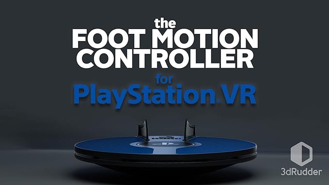 3dRudder PlayStation VR - Foot-Powered Motion Controller - PlayStation 4, PS VR - PlayStation Official Licensed Product