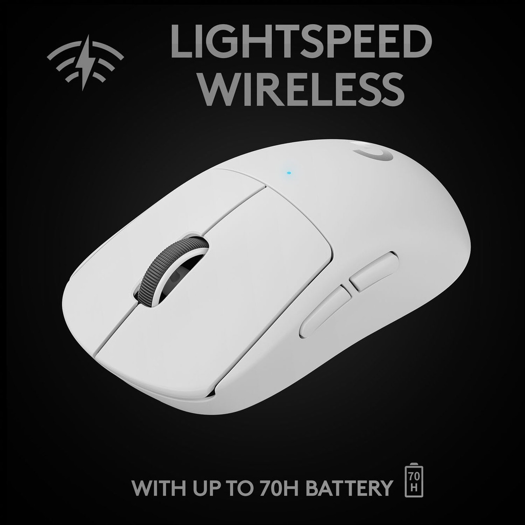 Logitech G PRO X SUPERLIGHT Wireless Gaming Mouse - White