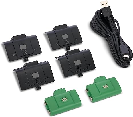 PowerA Play & Charge Kit for Xbox Series X|S and One Wireless Controller, Rechargeable Battery Pack, Officially Licensed for Xbox