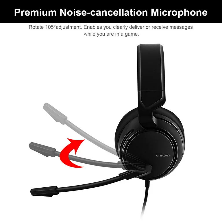 NUBWO N16 Gaming Headset - Noise Canceling Mic (copy)