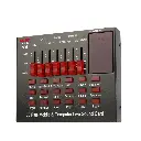 Live Sound Card USB Audio Interface with Multiple Sound Effects BT Connection for Singing Live