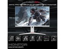 GAMEON GOA24FHD180IPS Artic Pro Series 24" FHD, 180Hz, MPRT 0.5ms, Fast IPS Gaming Monitor (Support PS5) - White