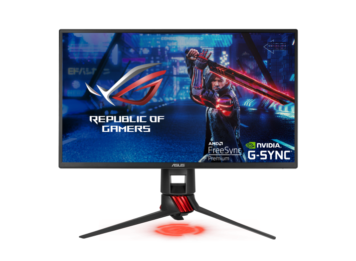 ROG Strix XG258Q Gaming Monitor – 25 inch (24.5 inch viewable) FHD (1920x1080), Native 240Hz, 1ms, G-SYNC Compatible, FreeSync Premium, Asus Aura RGB