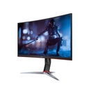 AOC C27G3 27” Curved Farmless VA Gaming Monitor G3, FHD 1080P, 1ms Response Time, 165hz, Adaptive Sync, HDR Mode, 2xHDMI + DisplayPort, Height Adjustable, Black/Red | MONAOC82703