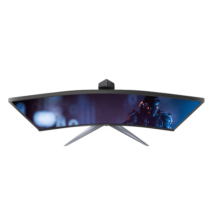 AOC C27G3 27” Curved Farmless VA Gaming Monitor G3, FHD 1080P, 1ms Response Time, 165hz, Adaptive Sync, HDR Mode, 2xHDMI + DisplayPort, Height Adjustable, Black/Red | MONAOC82703
