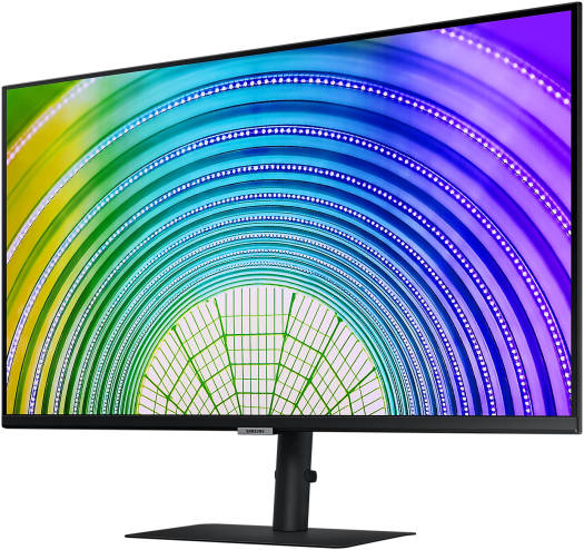 SAMSUNG 32" ViewFinity S6 QHD Monitor, 75Hz Refresh Rate, 5ms Response Time, HDR101 with 1Bn Colors, Height Adjustable Stand, AMD FreeSync, HDMI / DP, Black | LS32A600NAMXUE