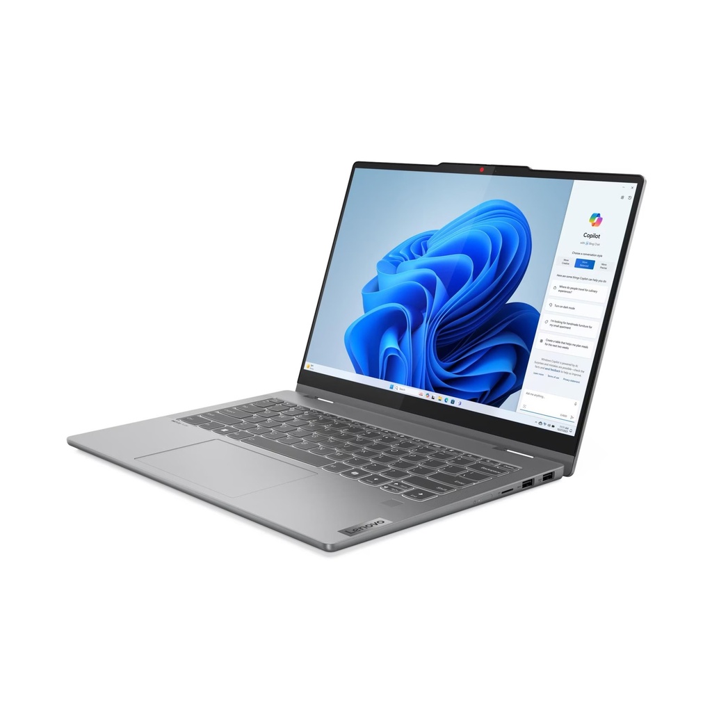 Lenovo Ideapad 5 14IRH9 2-in-1 Touch Laptop, Intel Core i5-13420H Processor, 16GB RAM, 512GB SSD NVMe, Integrated Intel® UHD Graphics, 14" WUXGA IPS TouchScreen,Backlit English Keyboard, Windows 11 Home, Luna Grey | 83KX002UAX