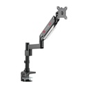 GameOn Elite Pole-Mounted Aluminum Heavy-Duty Gas Spring Single Monitor Arm (17" - 49")