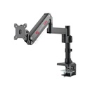 GameOn Elite Pole-Mounted Aluminum Heavy-Duty Gas Spring Single Monitor Arm (17" - 49")