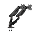 Sades Cobra Dual Monitor Mount Arm (Max size 40"/12KG Per ARM) - Black