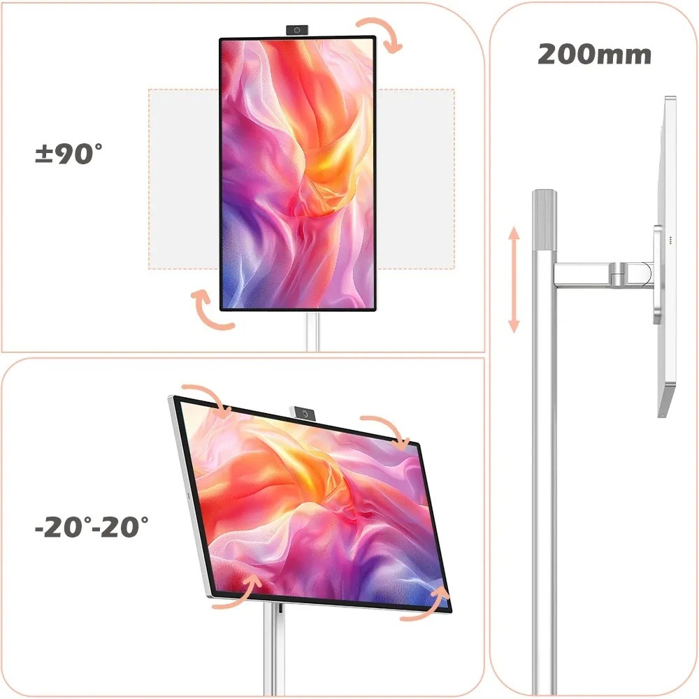 Titan Army 32-inch Android All-in-one Smart Display With Stand 8+128gb - Sliver