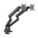 Twisted Minds Dual Screen Arm Stand Slim Heavy-Duty Mechanical Spring (Fit Screen Size 17" - 35" Flat & Curved Monitors) - Black