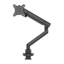 Twisted Minds single Screen Slim Heavy-single Mechanical Spring Monitor Arm (Fit Screen Size 17" - 35" Flat & Curved Monitors)-Black