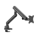 Twisted Minds single Screen Slim Heavy-single Mechanical Spring Monitor Arm (Fit Screen Size 17" - 35" Flat & Curved Monitors)-Black
