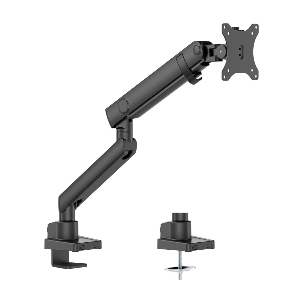 Twisted Minds single Screen Slim Heavy-single Mechanical Spring Monitor Arm (Fit Screen Size 17" - 35" Flat & Curved Monitors)-Black