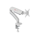 GAMEON Mechanical Spring Dual Monitor Arm For Gaming & Office Use (17" - 32") Flat & Curve Monitor Arm Upto 9 Kg-White