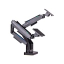 ThermalTake Dual Monitor Arm (17" To 35") Gas Spring, Cable Management, 2-20KG, RGB Lighting Effects
