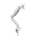 GAMEON Single Monitor Arm Stand And Mount For Gaming And Office Use (17" - 32") Each Arm Up To 9 KG - White