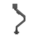 Silver Stone Single Monitor Arm With Heavy Duty Gas Spring Design And Versatile Adjustability (24'' to 57'')