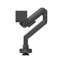 Silver Stone Single Monitor Arm With Heavy Duty Gas Spring Design And Versatile Adjustability (24'' to 57'')