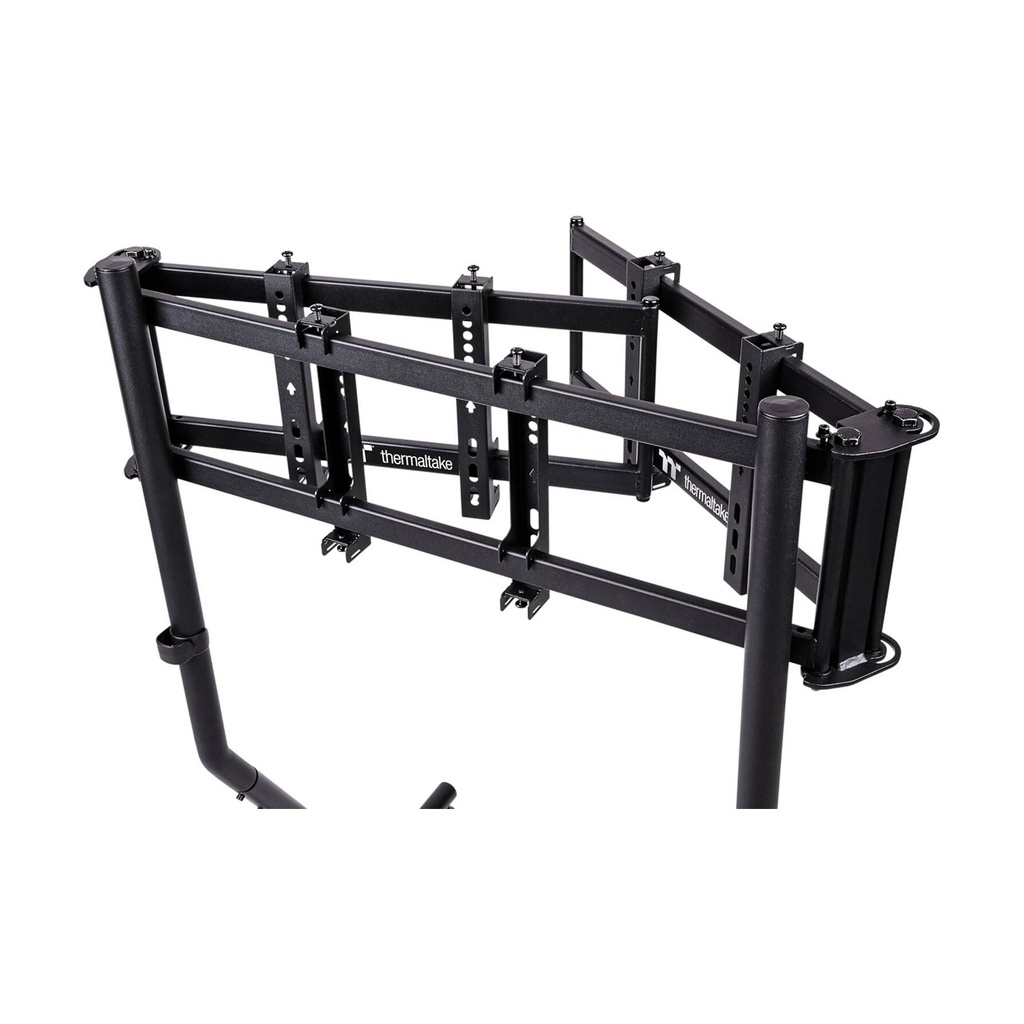 Thermaltake Triple Racing Monitor Stand 32" Cable Management, 20KGx3, Anti-Theft Design,Compatible with Vesa and GR500 Racing Simulator Cockpit