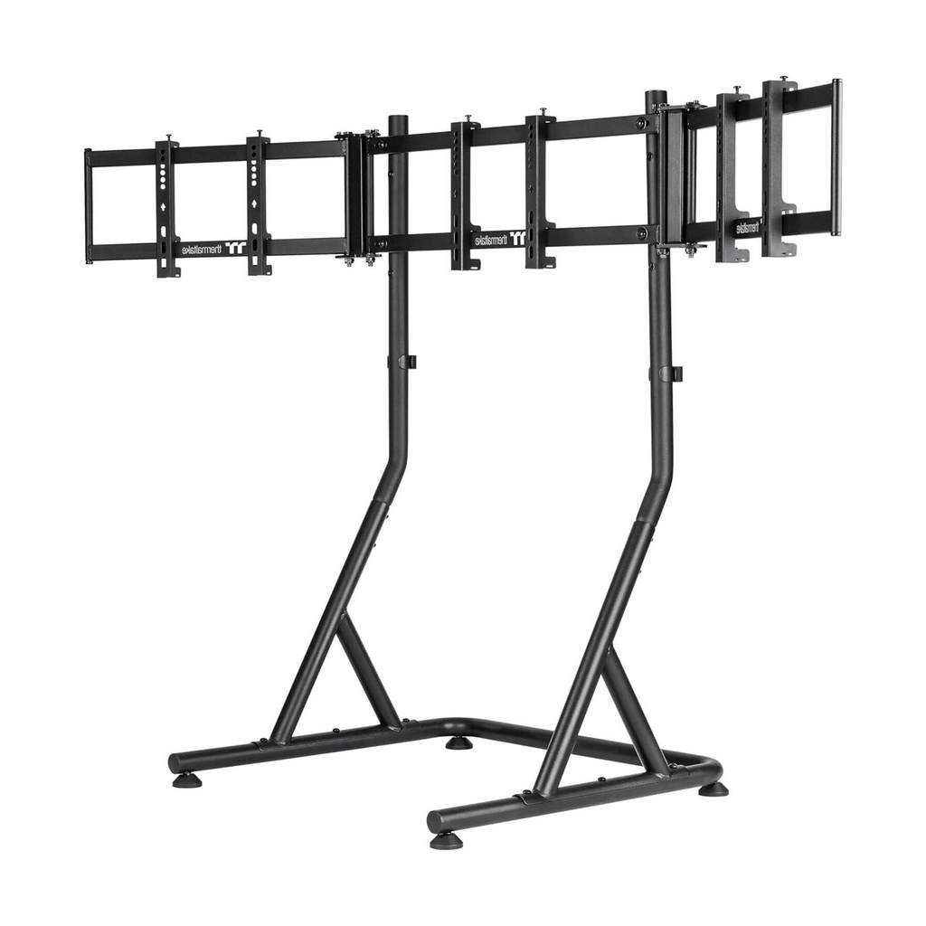 Thermaltake Triple Racing Monitor Stand 32" Cable Management, 20KGx3, Anti-Theft Design,Compatible with Vesa and GR500 Racing Simulator Cockpit