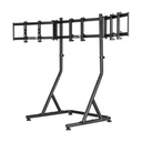 Thermaltake Triple Racing Monitor Stand 32" Cable Management, 20KGx3, Anti-Theft Design,Compatible with Vesa and GR500 Racing Simulator Cockpit