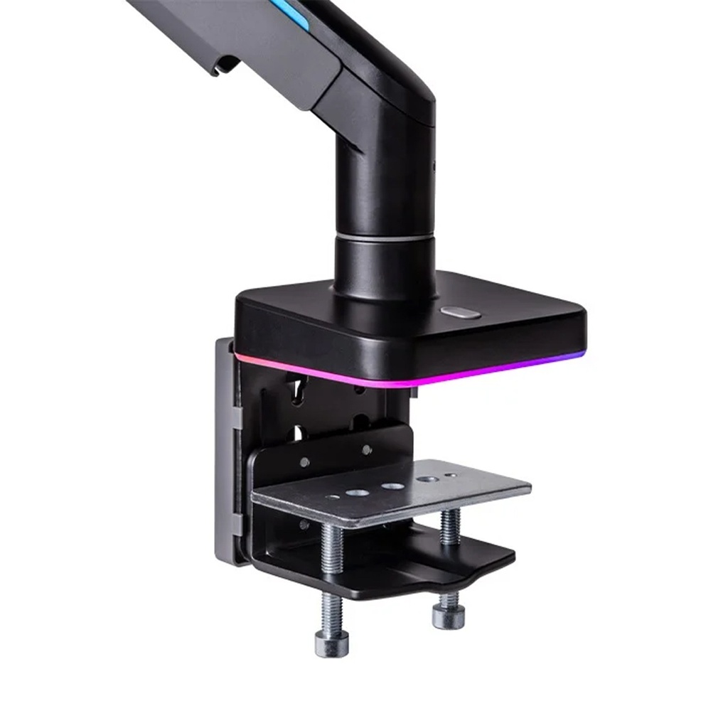 ThermalTake RGB Single Monitor Arm Gas Spring, Cable Management Screen Size (17" To 49")