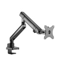 Silver Stone Single Monitor Arm With Mechanical Spring Design And Versatile Adjustability (17'' to 32'')