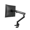 Silver Stone Single Monitor Arm With Mechanical Spring Design And Versatile Adjustability (17'' to 32'')