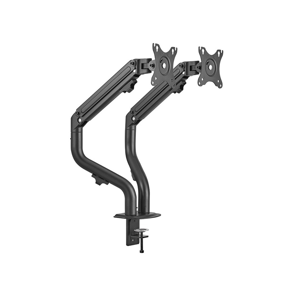 Twisted Minds Dual Monitor Arm - Black (Fit Screen Size 17" - 32" Flat Monitors)