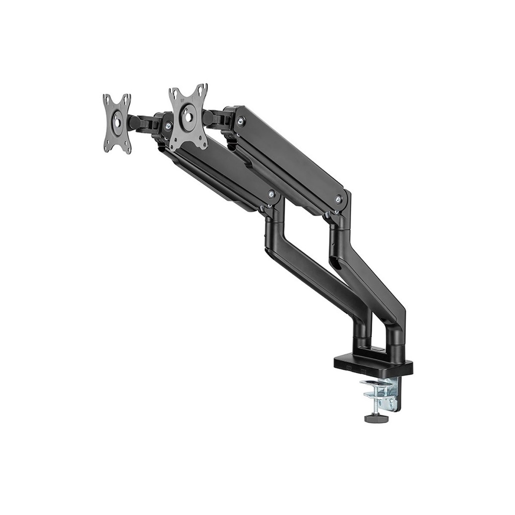 Twisted Minds Dual Monitor Arm - Black (Fit Screen Size 17" - 35" Flat & Curved Monitors)