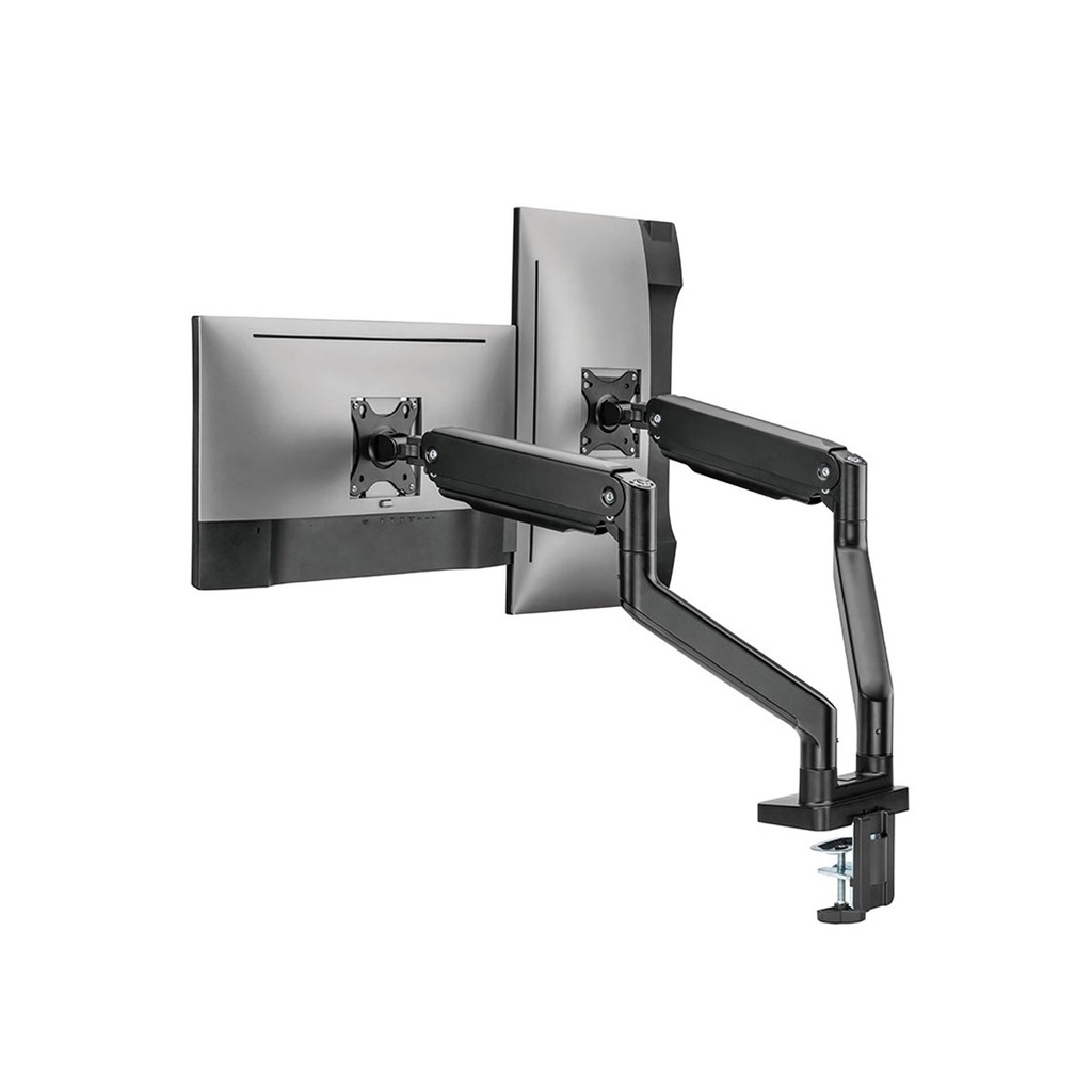 Twisted Minds Dual Monitor Arm - Black (Fit Screen Size 17" - 35" Flat & Curved Monitors)
