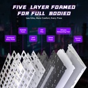 Attack Shark R85 HE Wired Magnetic Swtich mechanical Keyboard 8000hz Polling Rate, 0.005mm RT Purple Mandrel Switch - White Contour