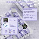 Attack Shark X820 Ultra RGB Tri-Mode Mechanical Keyboard - StarLight White + Shark Fish Switch