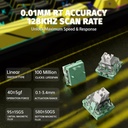 Attack Shark X65 Pro HE Magnetic Switch Keyboard Wired 8k Return Rate/Wireless 1K Return Rate - Black/Yellow Contour Lines