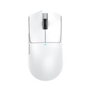 Attack Shark X11 Tri-Mode-Wired/2.4G/B, 22000 DPI, 5 Programmable Buttons With RGB Charging Dock - White