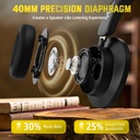 Attack Shark G500 Wireless And Bluetooth Gaming Headset, Active Noice Reduction - Black
