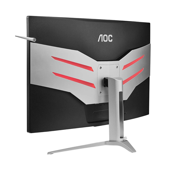 AOC AGON AG322QC4 31.5 Inch Curved VA LED QHD (2560 x 1440) HDR 400 Freesync 2 144Hz Gaming monitor with Built-in Speakers. (VGA, HDMI x 2, DisplayPort x 2, USB 3.0 x 2) - Black/Silver