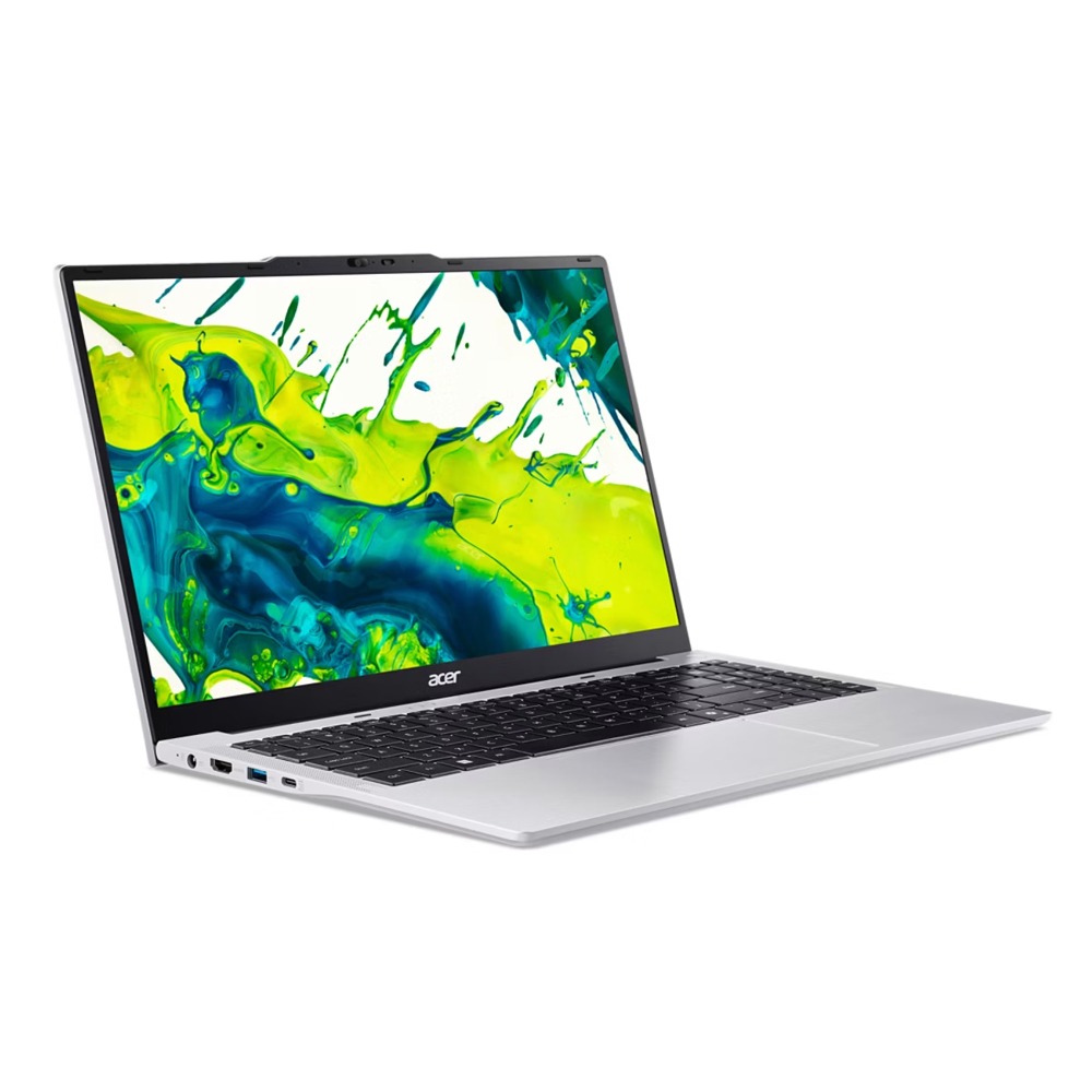 Acer Aspire Lite Laptop, Intel Core i7-13620H Processor, 16GB RAM, 512GB SSD, Intel UHD Graphics, 15.6" FHD IPS Display, Windows 11 Pro (License), Light Silver | NX.D5HEM.004