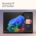 Microsoft Surface Pro 11, Snapdragon X Plus Processor, 16GB RAM, 256GB SSD, 13" 2K 120Hz Touch Display, Windows 11 Pro, Platinum | ZIK-00007
