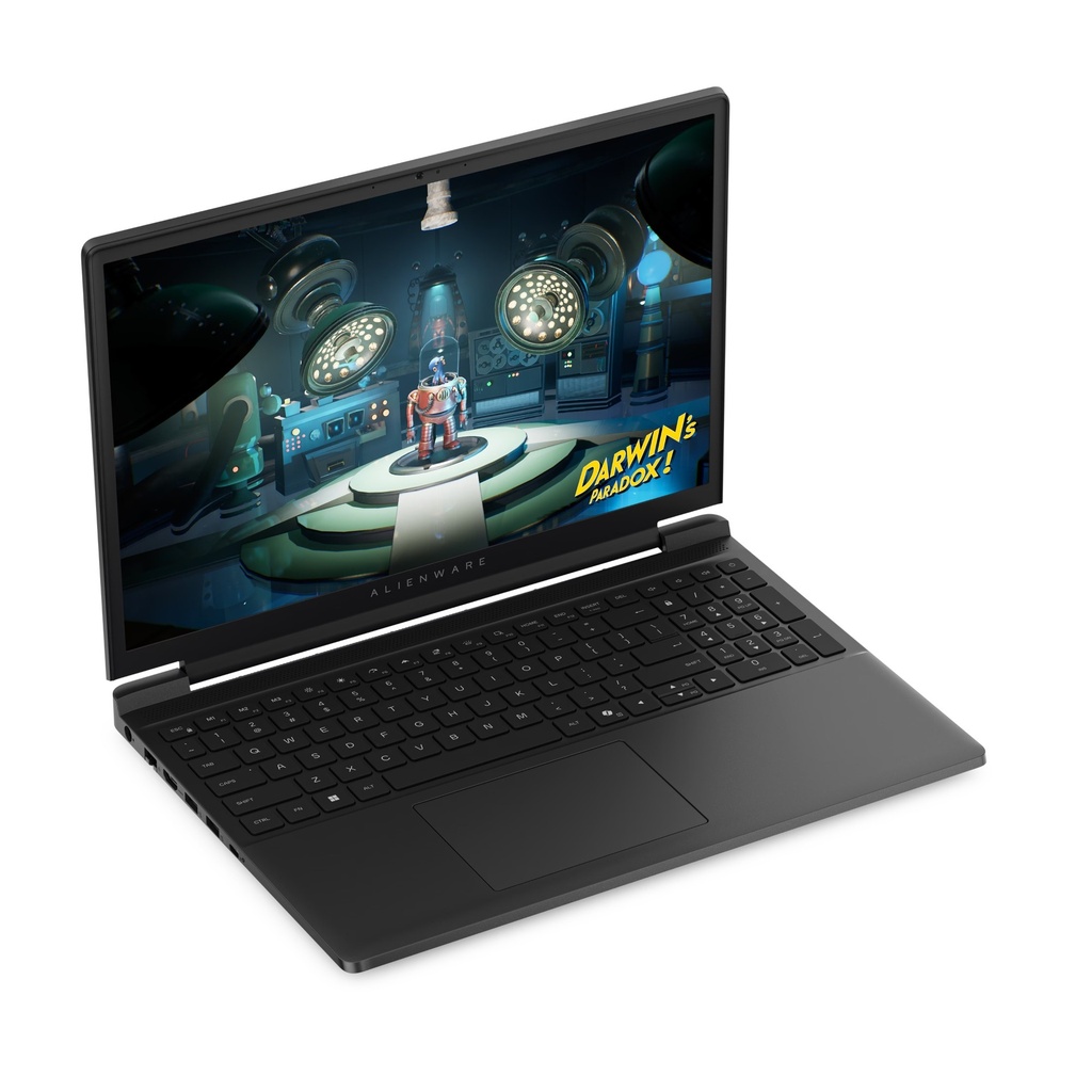 Dell AlienWare 15 Gaming Laptop, AMD Ryzen 5 220 Processor, 16GB RAM DDR5, 512GB SSD NVMe, RTX 4050 6GB Graphics, 15.3" WUXGA 165Hz Display, RGB Backlit Keyboard, Windows 11 Home - Black