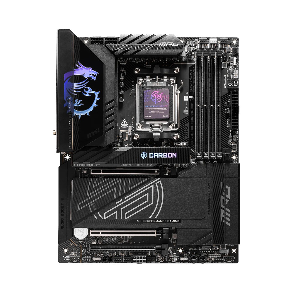 MSI AMD MPG X870E Carbon WIFI DDR5 Gaming Motherboard