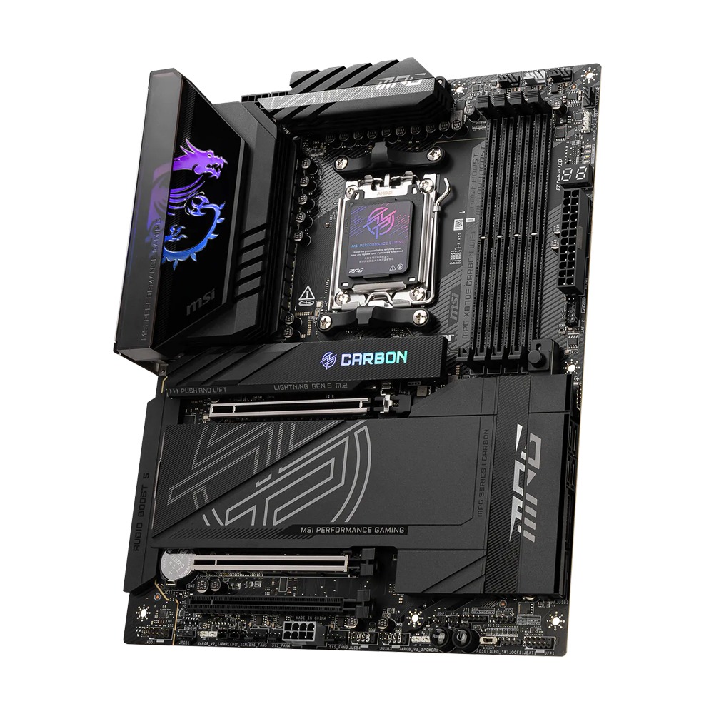MSI AMD MPG X870E Carbon WIFI DDR5 Gaming Motherboard