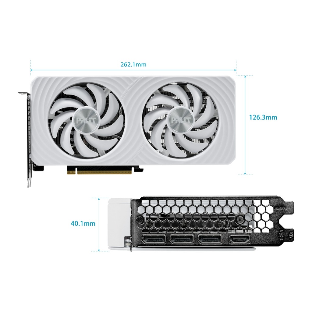 Palit Geforce RTX 5060Ti 16GB GDDR7 OC Graphic Card - White