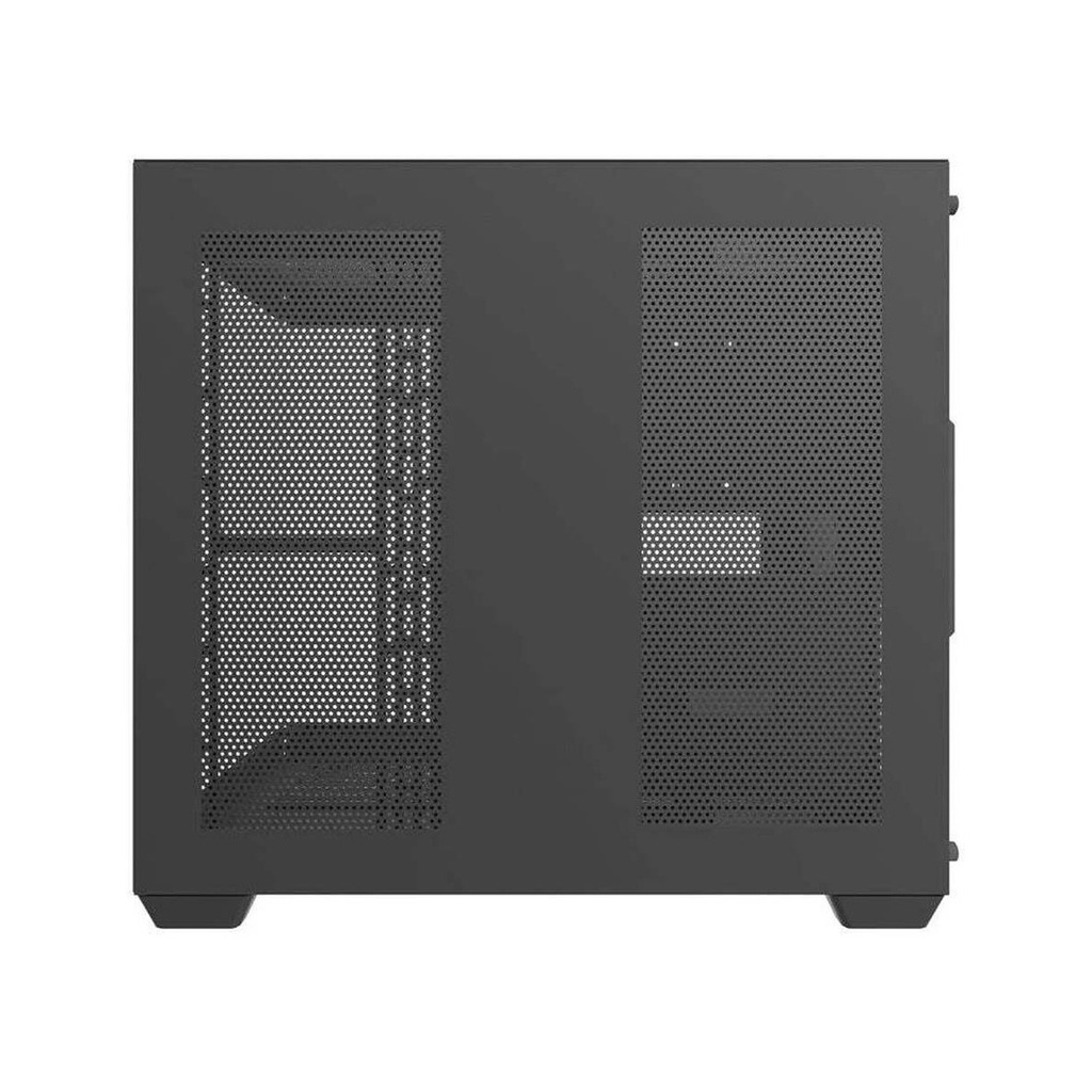 DarkFlash Aigo C285P V2 Mid Tower Two Panel Front & Left Side Tempered Glass Case with 7 ARGB Fans - Black