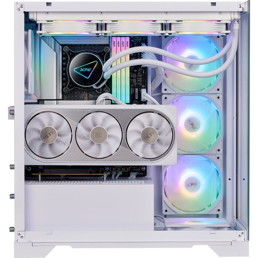 XPG INVADER X Mid-Tower PC Chassis - White