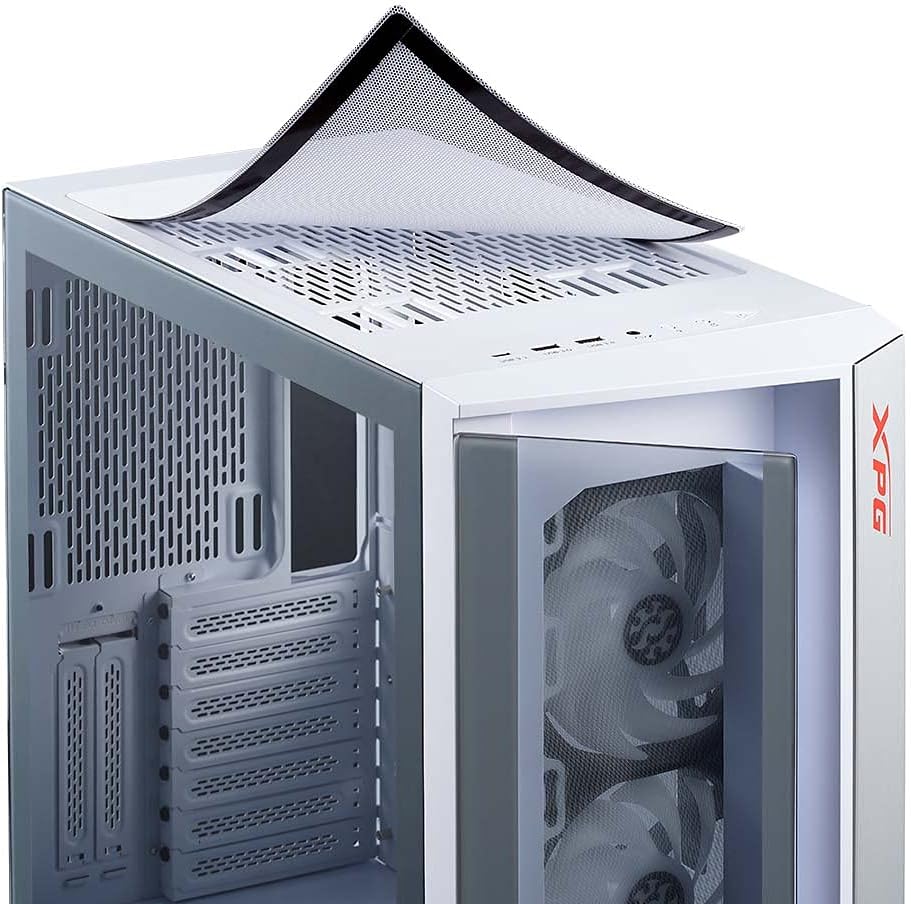XPG Cruiser Super Mid-Tower Chassis (with 3 ARGB Fans) PC Case - White