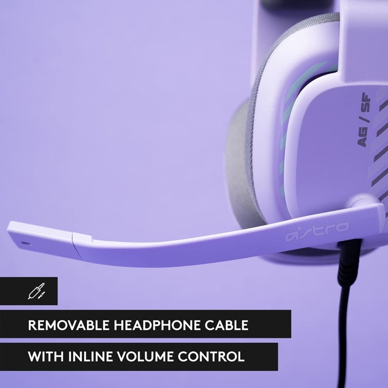 Astro A10 Asteroid Wired Gaming Headset For PC, Xbox, Playstation, Switch & Mobile Devices - Lilac